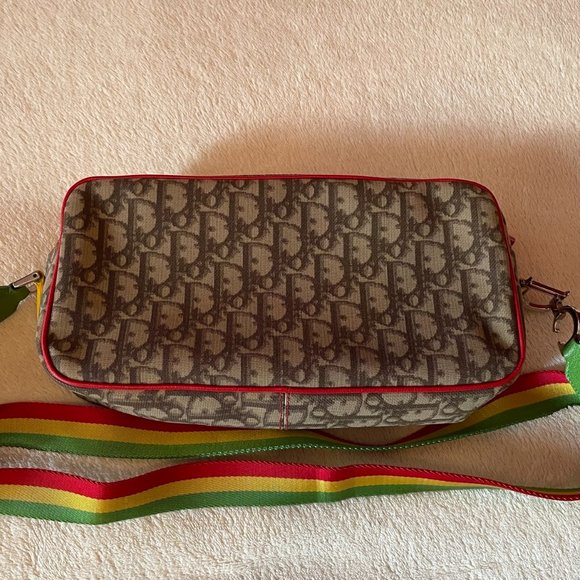 ❌SOLD❌ CHRISTIAN DIOR Monogram Trotter No. 2 Rasta Bag - Picture 3 of 16